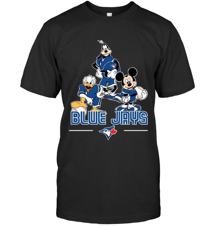 Mlb Toronto Blue Jays Mickey Donald Goofy Fan Shirt Shirt Plus Size Up To 5xl