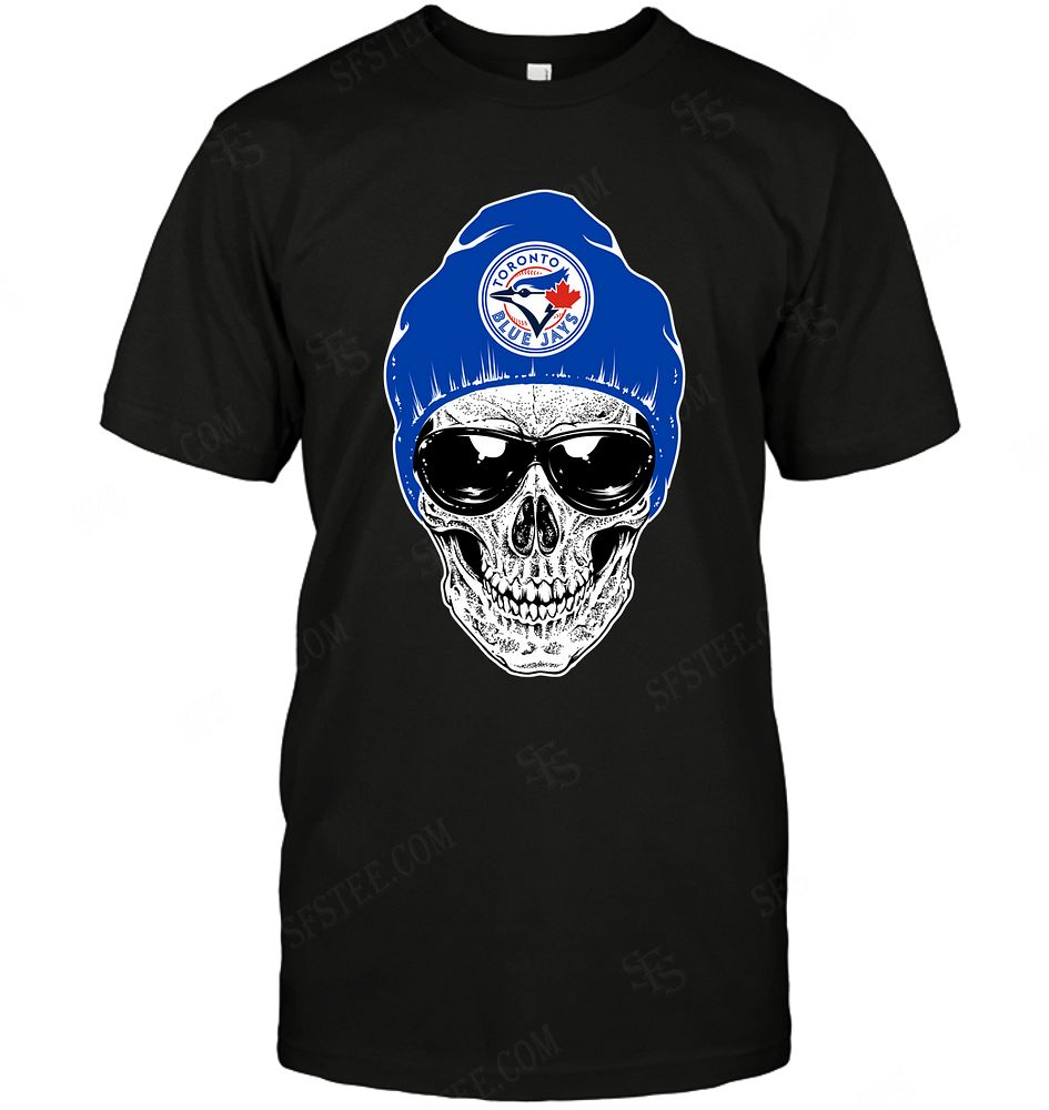 Mlb Toronto Blue Jays Skull Rock With Beanie Plus Size Up To 5xl