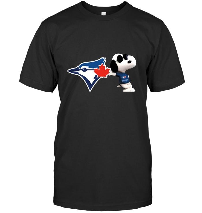 Mlb Toronto Blue Jays Snoopy Sun Glasses Proud Fan Shirt Shirt Plus Size Up To 5xl