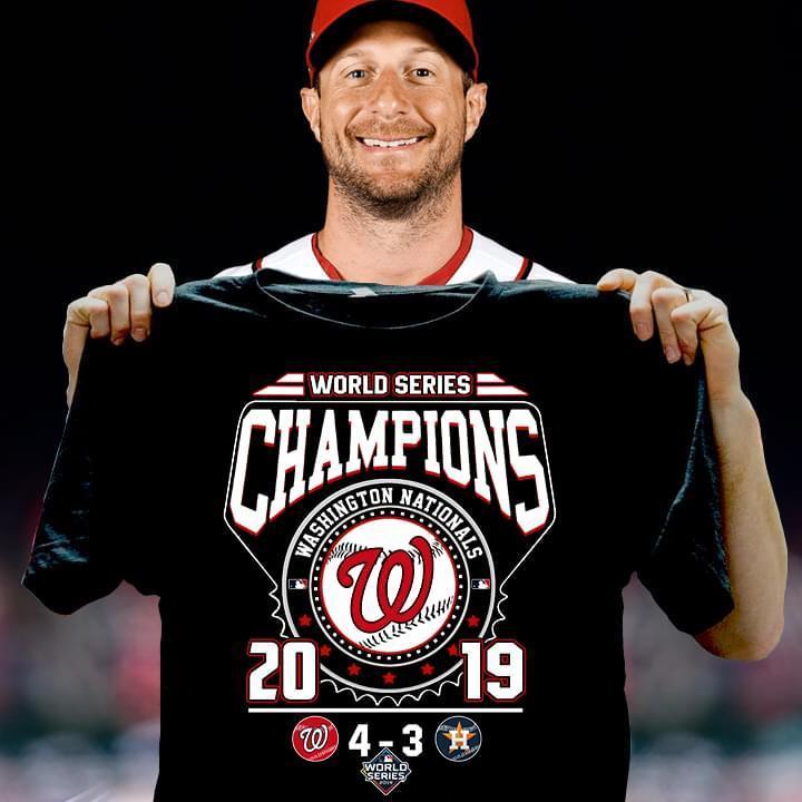 Mlb Washington Nationals 2019 World Series Champions T Shirt Size Up To 5xl