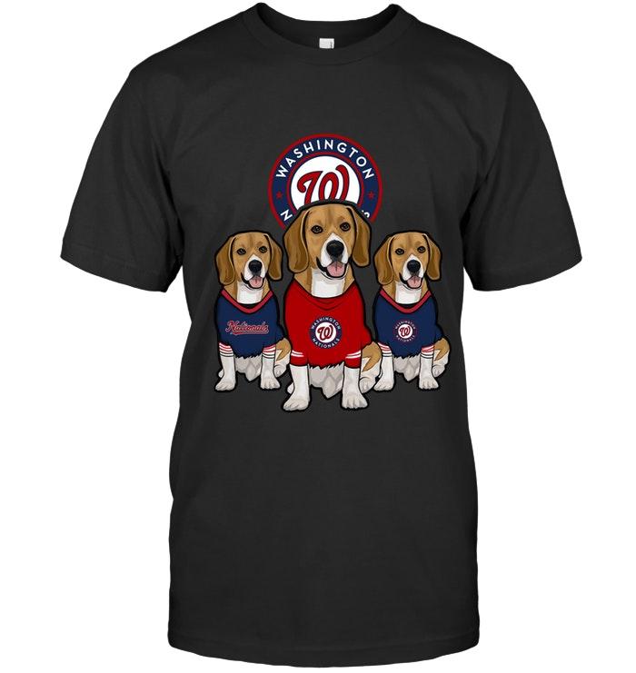 Mlb Washington Nationals Beagles Fan Shirt Long Sleeve Plus Size Up To 5xl