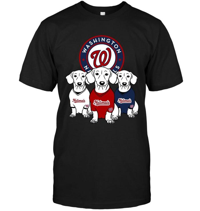 Mlb Washington Nationals Dachshund Washington Nationals Shirt Shirt Size Up To 5xl