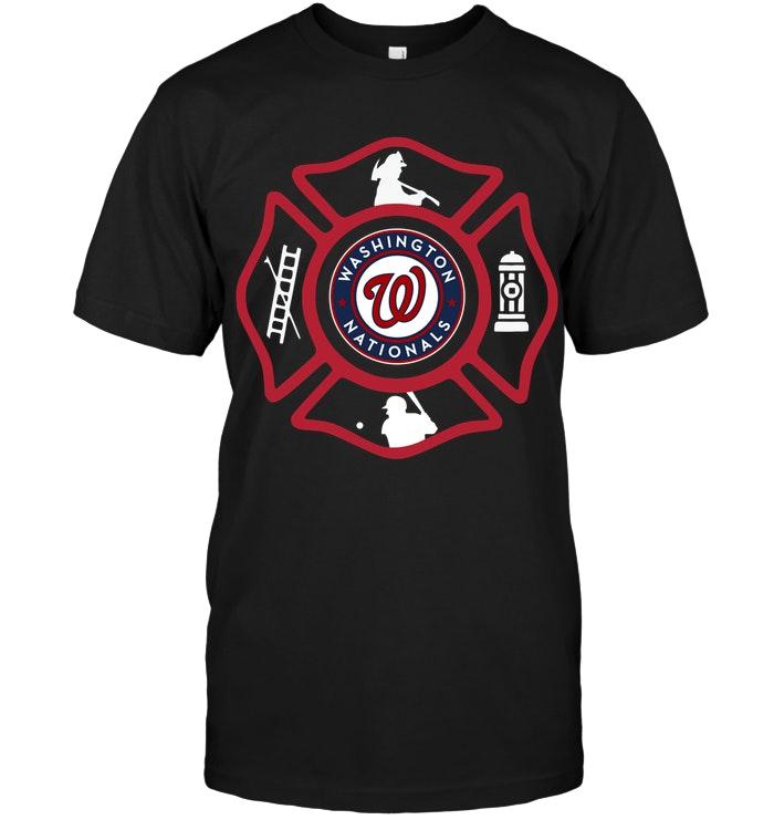 Mlb Washington Nationals Firefighter Shirt Sweater Size Up To 5xl