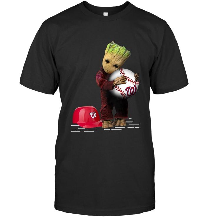 Mlb Washington Nationals Groot Loves Washington Nationals Fan Shirt Hoodie Plus Size Up To 5xl