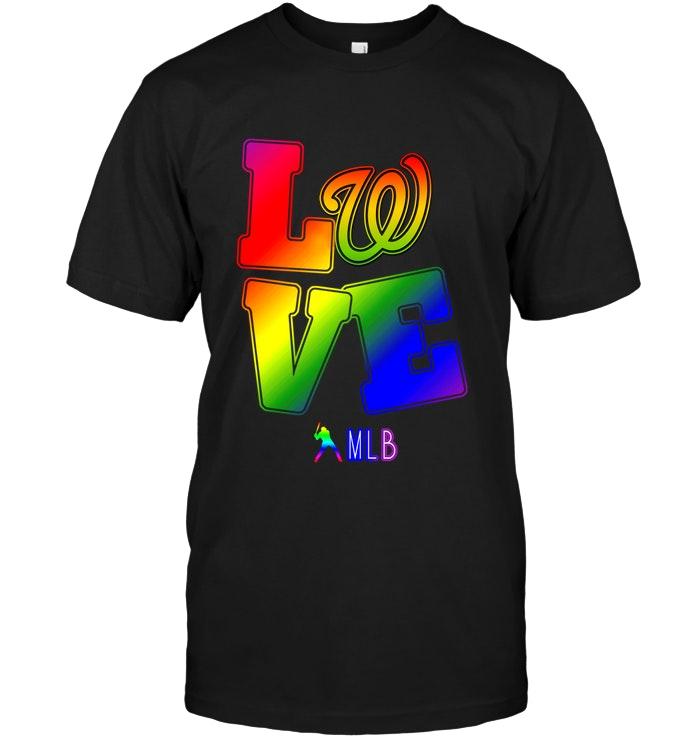 Mlb Washington Nationals Love Washington Nationals Lgbt Shirt Size Up To 5xl