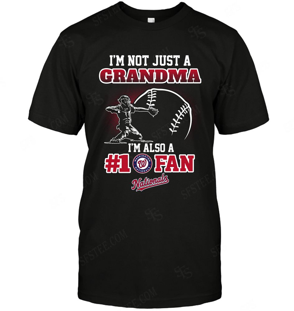 Mlb Washington Nationals Not Just Grandma Also A Fan Shirt Size Up To 5xl