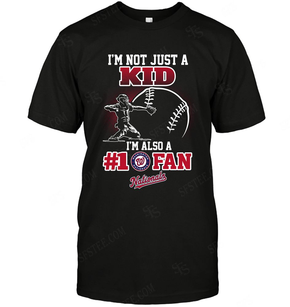 Mlb Washington Nationals Not Just Kid Also A Fan Shirt Size Up To 5xl