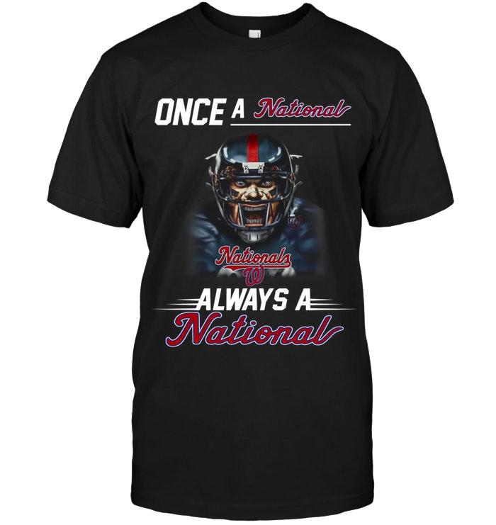 Mlb Washington Nationals Once A National Alwasy A National Washington Nationals Fan Shirt Tshirt Plus Size Up To 5xl