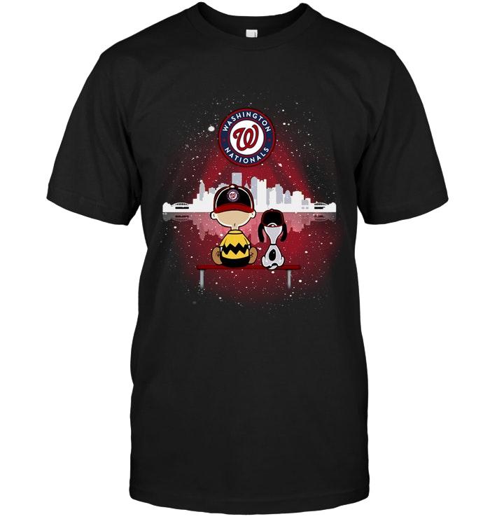 Mlb Washington Nationals Snoopy Watch Washington Nationals City Star Light Shirt Plus Size Up To 5xl