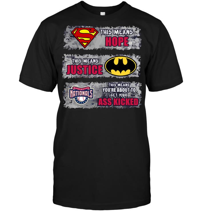 Mlb Washington Nationals Superman Means Hope Batman Means Justice This Mea Sweater Plus Size Up To 5xl