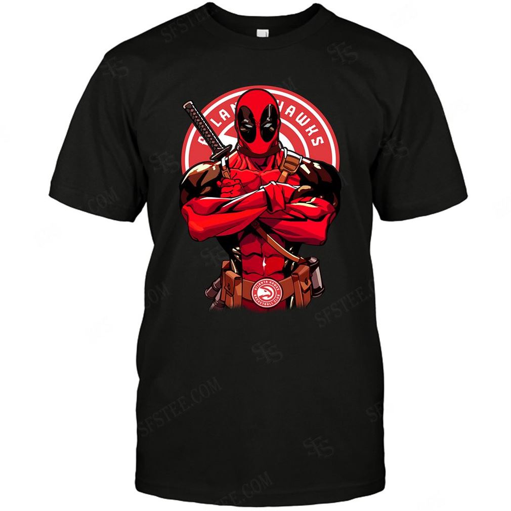 Nba Atlanta Hawks Deadpool Dc Marvel Jersey Superhero Avenger T-shirt Hoodie Tank Top Size Up To 5xl