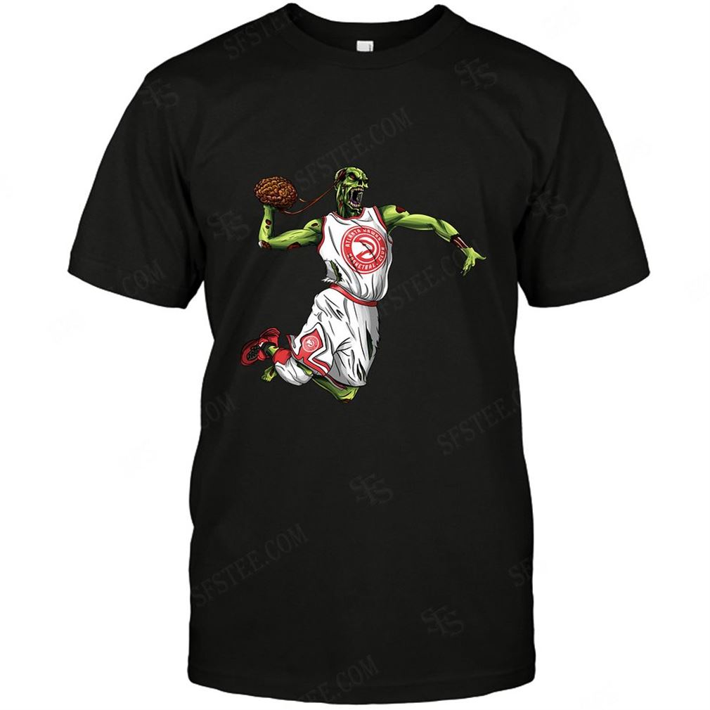 Nba Atlanta Hawks Zombie Walking Dead Play Football T-shirt Hoodie Tank Top Size Up To 5xl