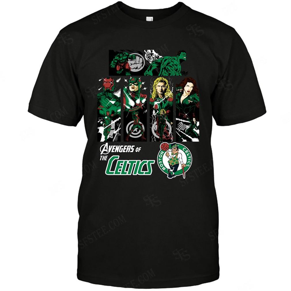 Nba Boston Celtics Avengers Dc Marvel Jersey Superhero Avenger T-shirt Hoodie V-neck Size Up To 5xl