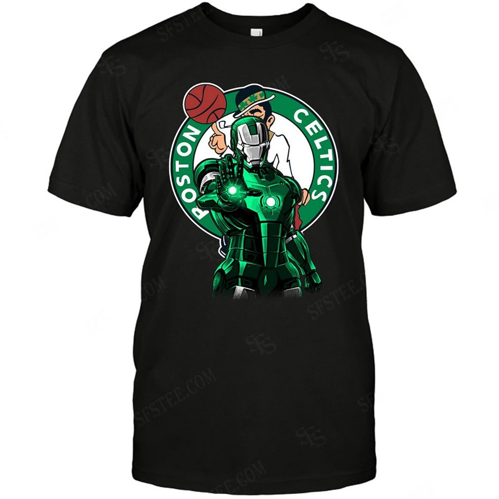 Nba Boston Celtics Ironman Dc Marvel Jersey Superhero Avenger T-shirt Hoodie V-neck Size Up To 5xl