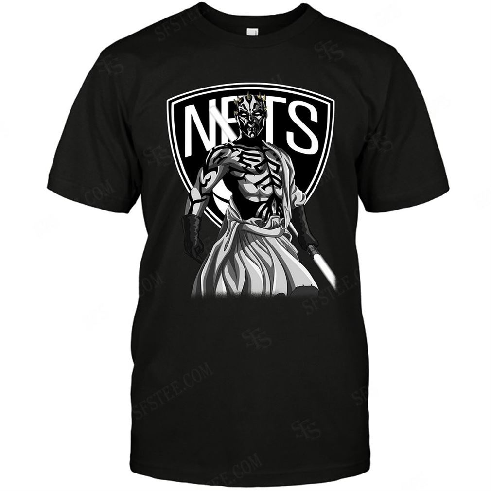 Nba Brooklyn Nets Darth Maul Star Wars T-shirt Hoodie Tank Top Size Up To 5xl