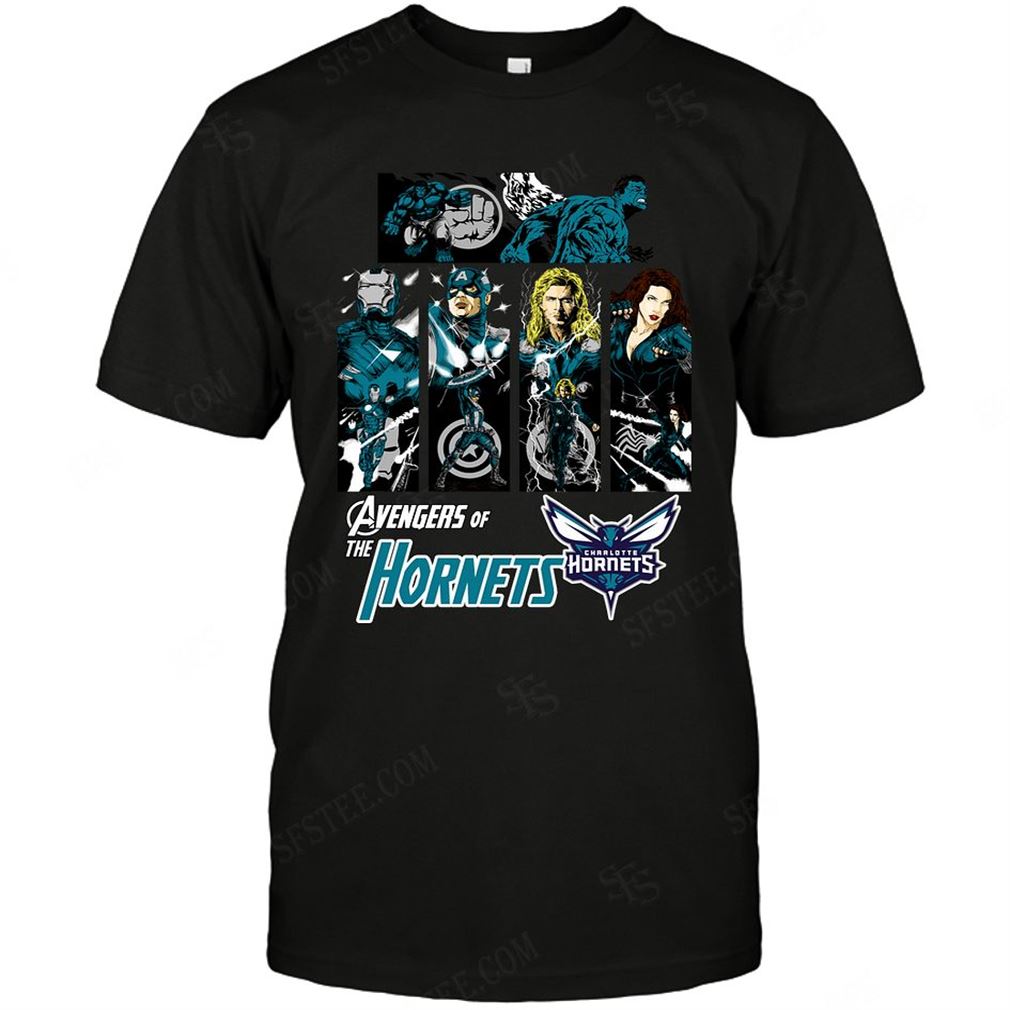 Nba Charlotte Hornets Avengers Dc Marvel Jersey Superhero Avenger T-shirt Hoodie Tank Top Size Up To 5xl