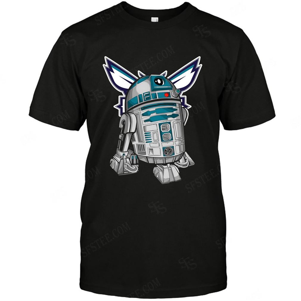 Nba Charlotte Hornets R2d2 Star Wars T-shirt Hoodie Tank Top Size Up To 5xl