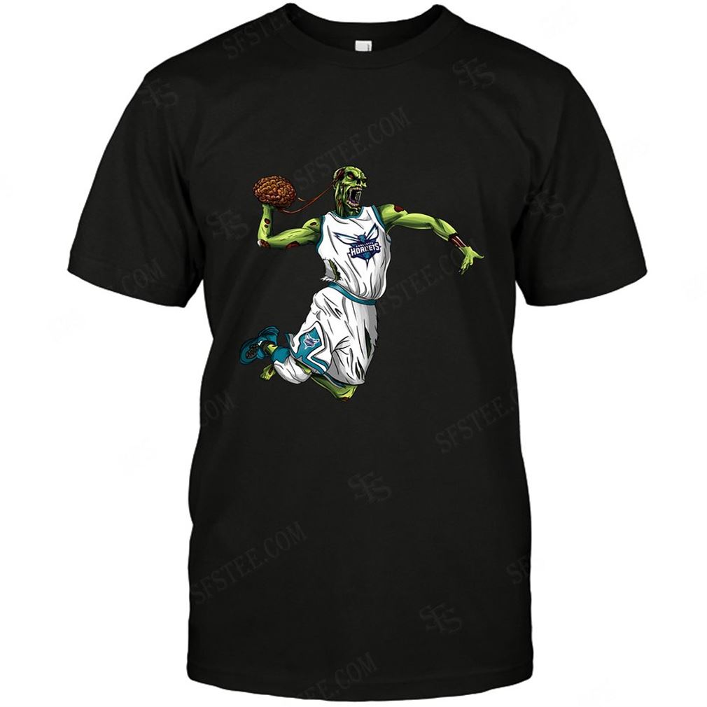 Nba Charlotte Hornets Zombie Walking Dead Play Football T-shirt Hoodie Tank Top Size Up To 5xl