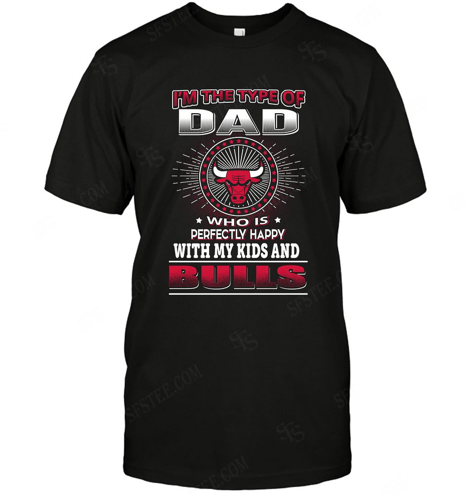 Nba Chicago Bulls Dad Loves Kids Tshirt Size Up To 5xl