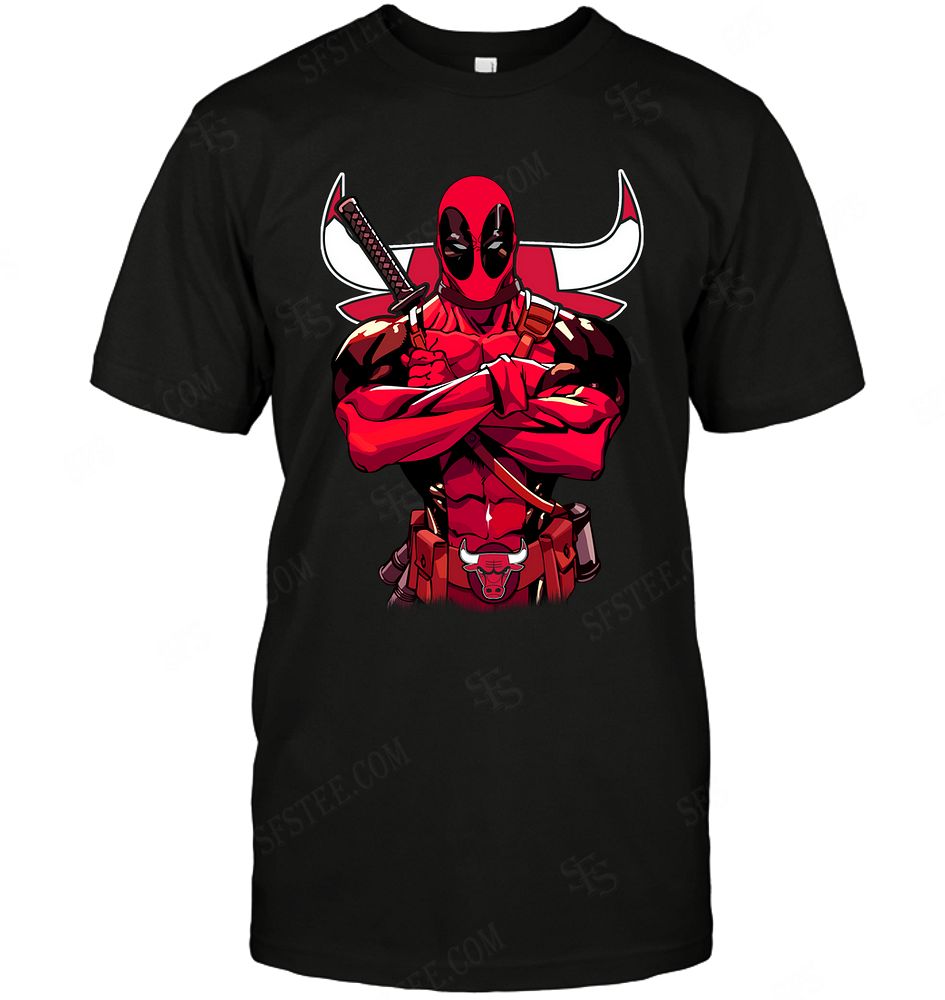 Nba Chicago Bulls Deadpool Dc Marvel Jersey Superhero Avenger Sweater T-shirt Hoodie Vneck Size Up To 5xl