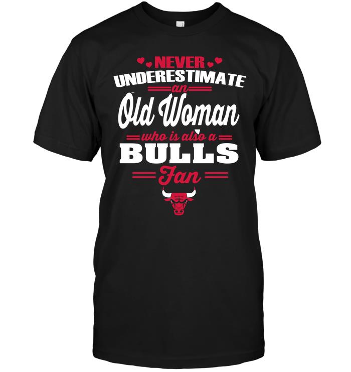 Nba Chicago Bulls Never Underestimate An Old Woman Who Is Also A Bulls Fan Sweater Size Up To 5xl