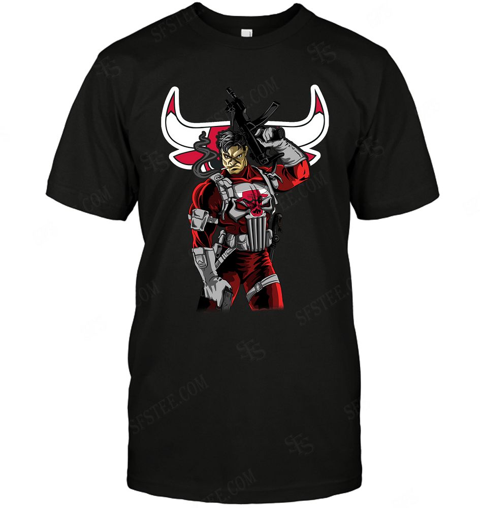 Nba Chicago Bulls Punisher Dc Marvel Jersey Superhero Avenger Tank Top Size Up To 5xl