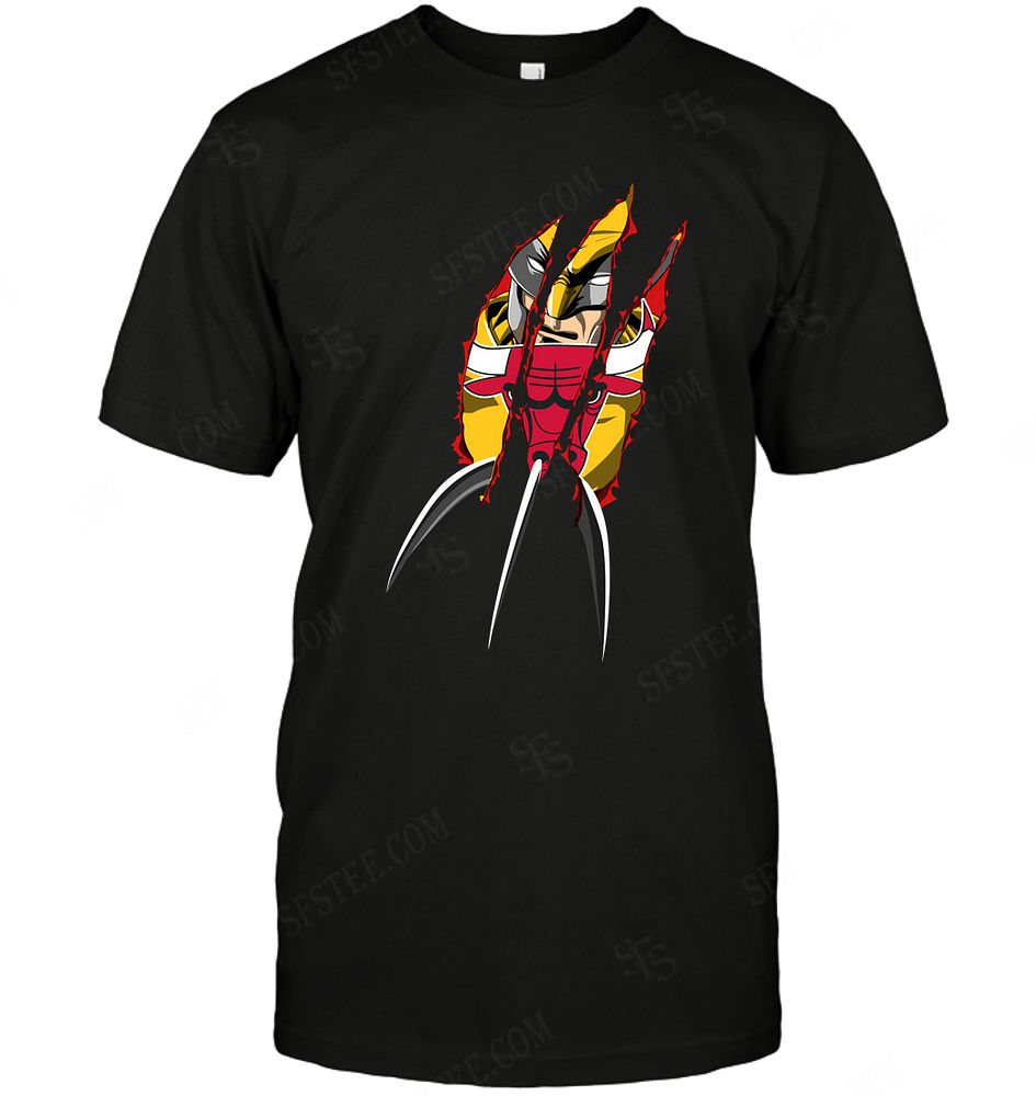 Nba Chicago Bulls Wolverine Dc Marvel Jersey Superhero Avenger T-shirt Size Up To 5xl