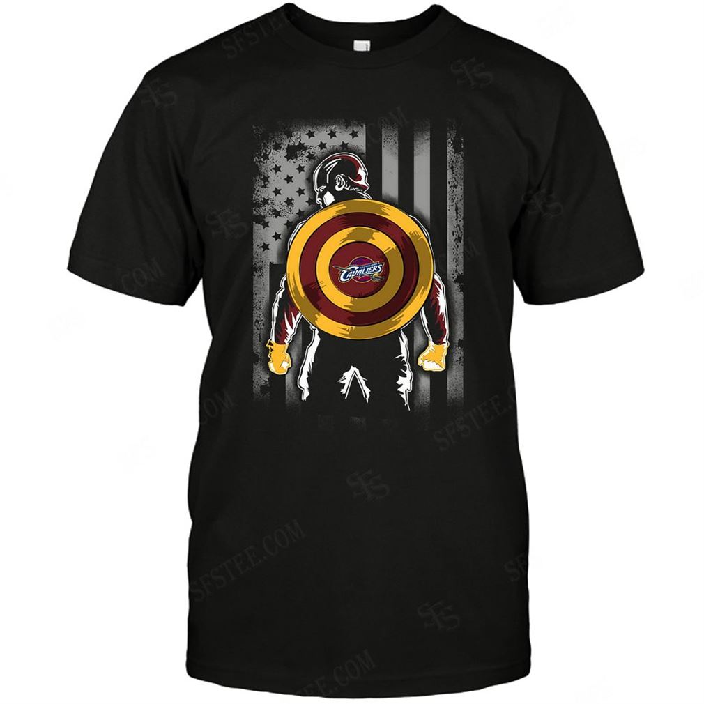 Nba Cleveland Cavaliers Captain Dc Marvel Jersey Superhero Avenger T-shirt Hoodie Tank Top Size Up To 5xl