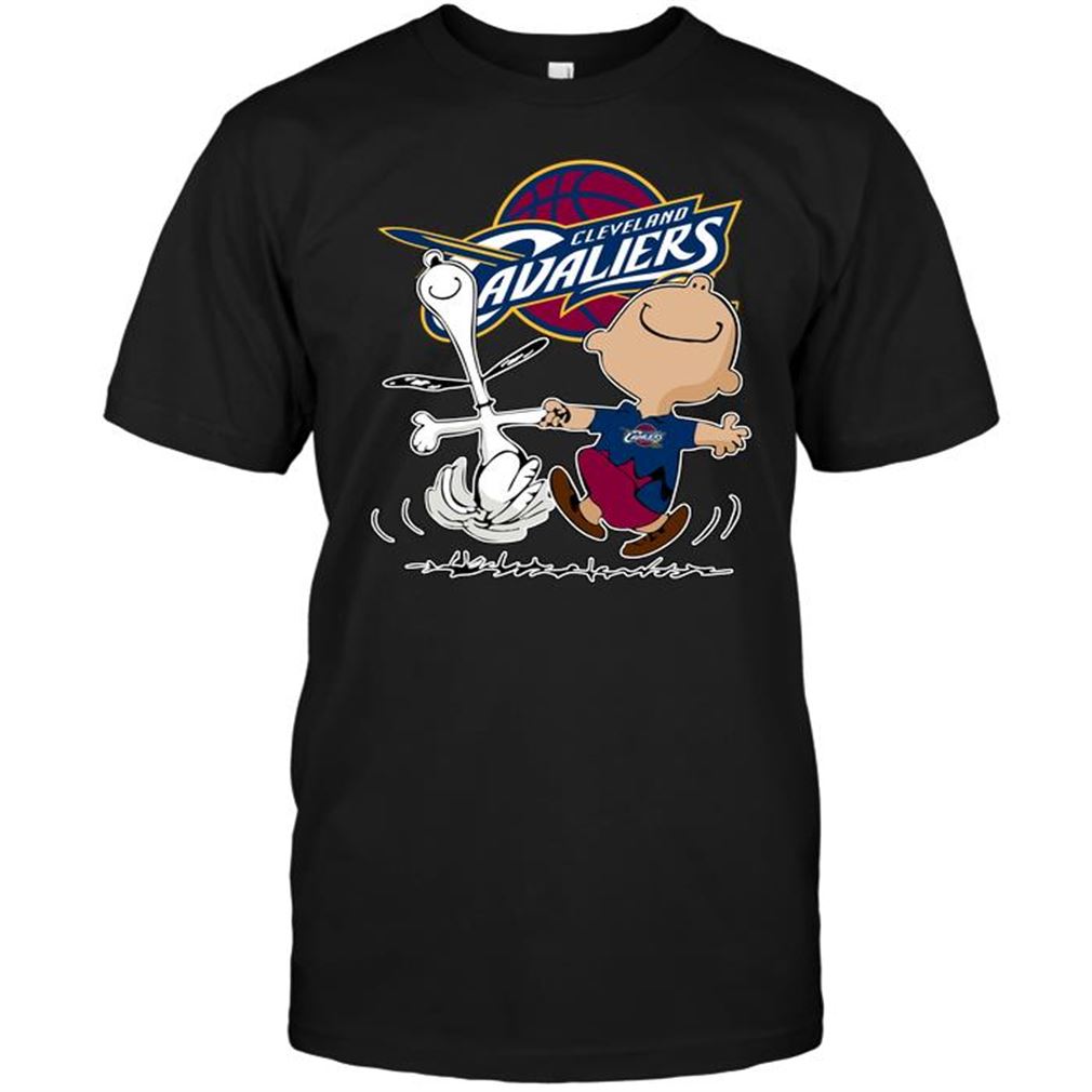 Nba Cleveland Cavaliers Charlie Brown Snoopy Cleveland Cavaliers T-shirt Hoodie Tank Top Size Up To 5xl