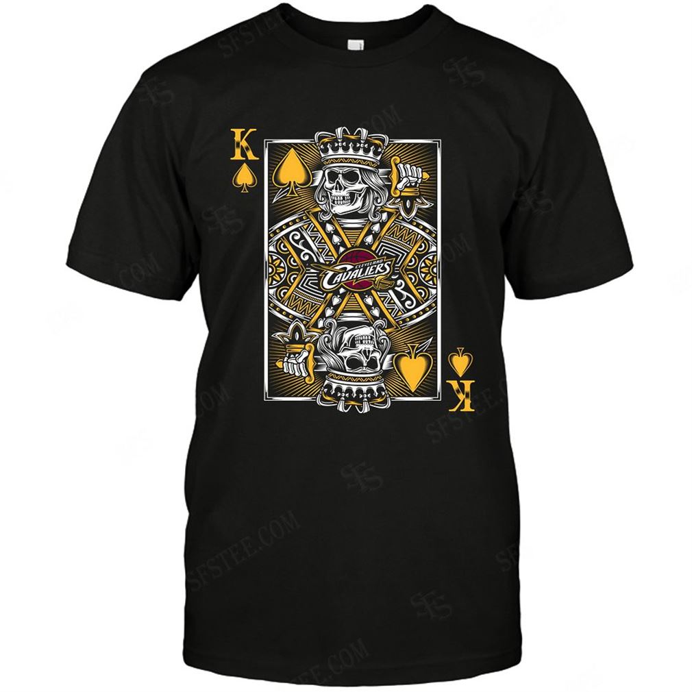 Nba Cleveland Cavaliers King Card Poker T-shirt Hoodie Tank Top Size Up To 5xl