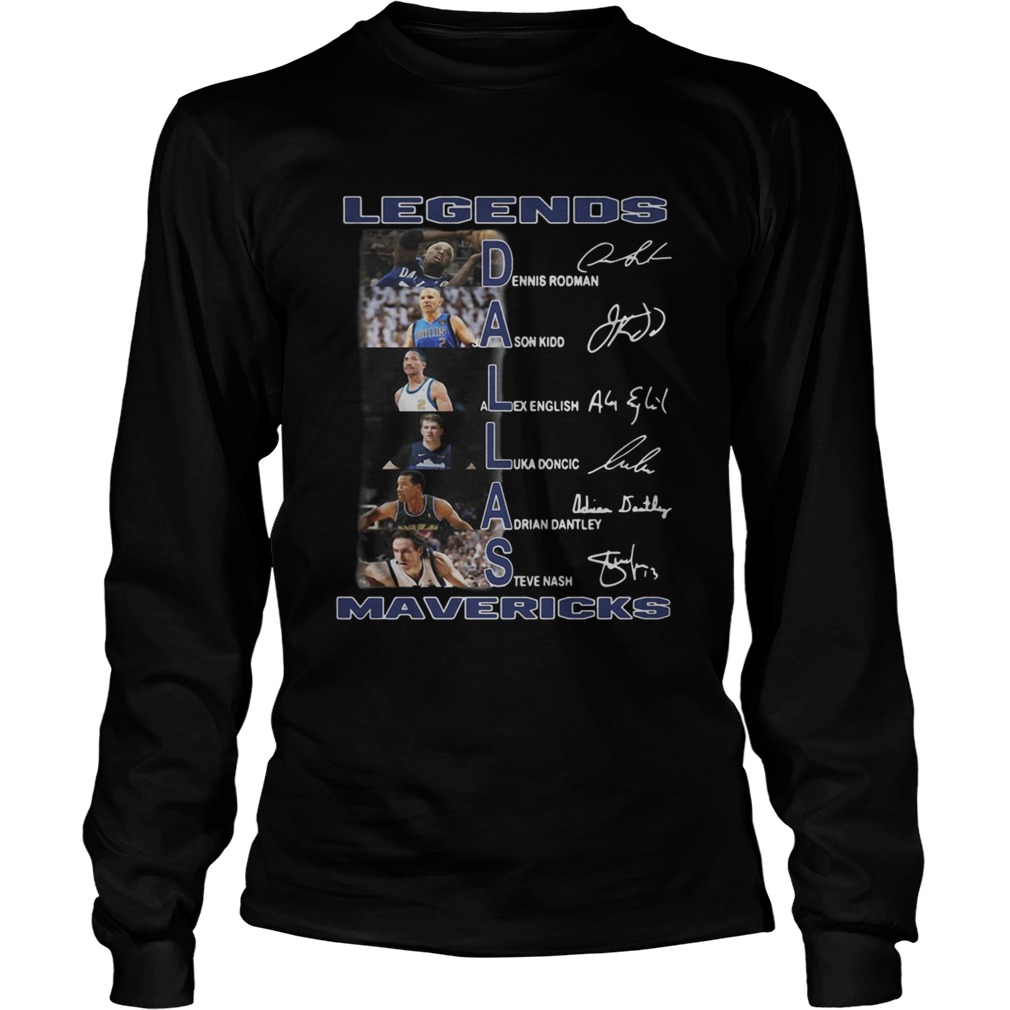 Nba Dallas Mavericks Cowboys Legends Mavericks Players Signatures T-shirt Hoodie Tank Top Size Up To 5xl