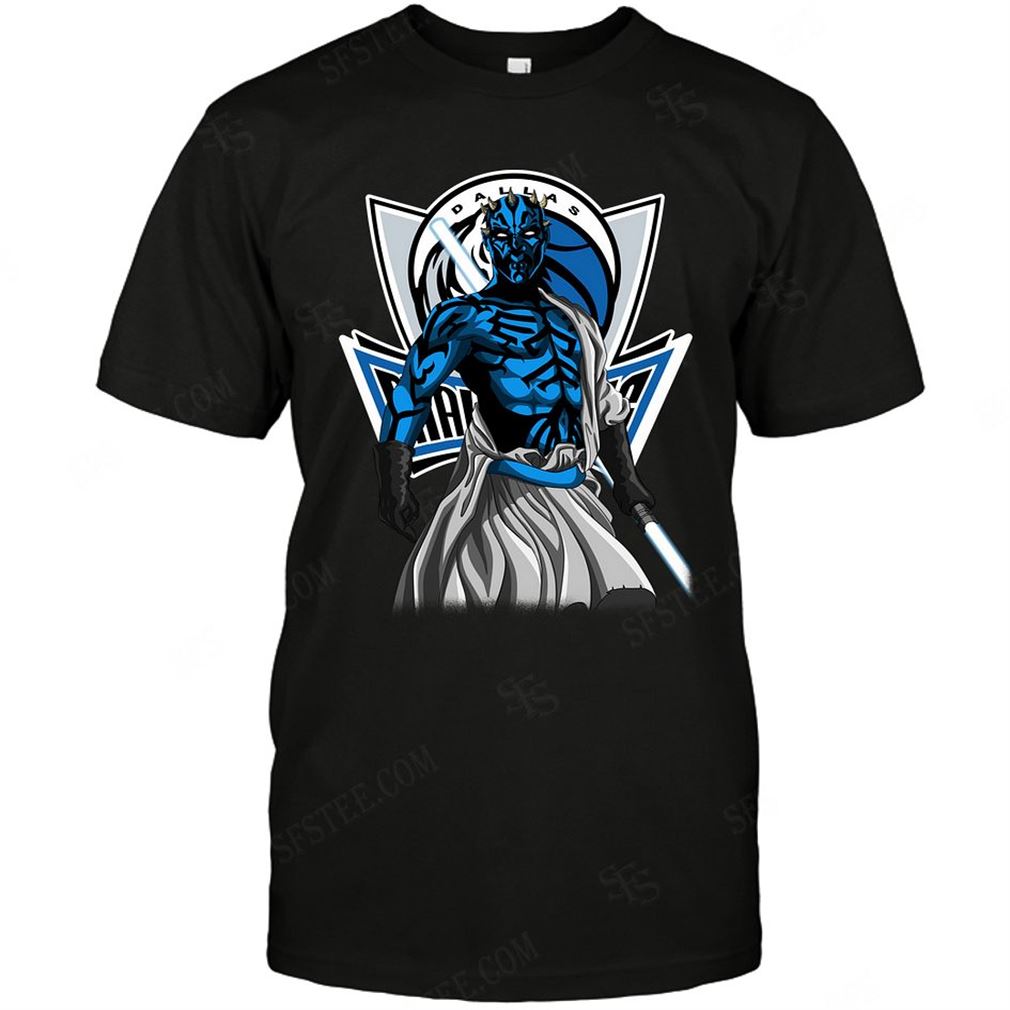 Nba Dallas Mavericks Darth Maul Star Wars T-shirt Hoodie Tank Top Size Up To 5xl