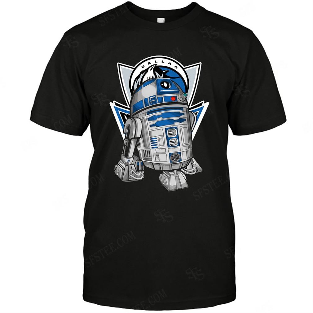 Nba Dallas Mavericks R2d2 Star Warss T-shirt Hoodie Tank Top Size Up To 5xl