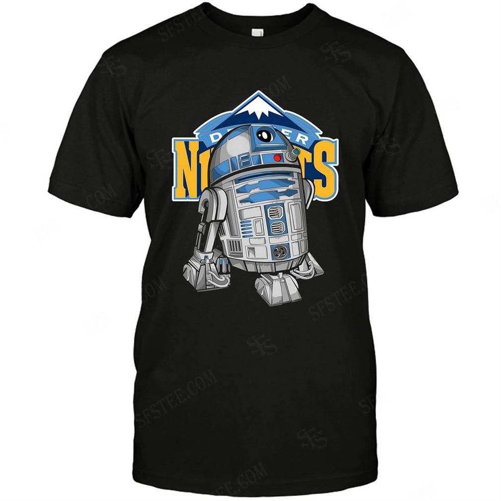 Nba Denver Nuggets R2d2 Star Wars Tee Hoodie Tank Top Size Up To 5xl