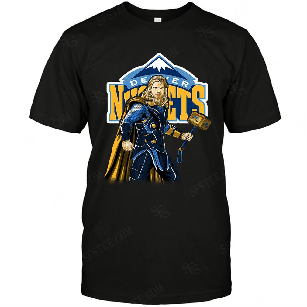 Nba Denver Nuggets Thor Dc Marvel Jersey Superhero Avenger Shirts Hoodie Tank Top Size Up To 5xl