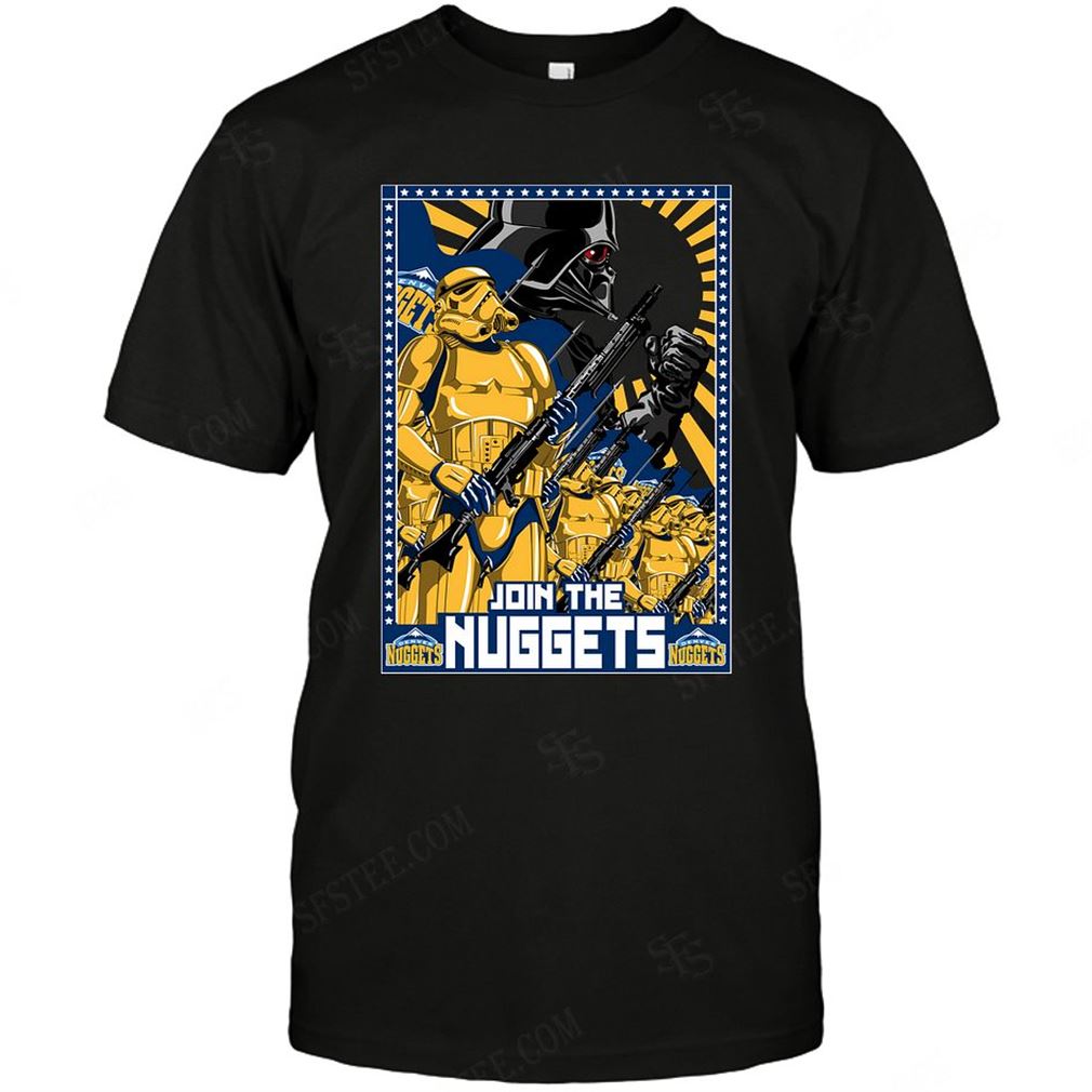 Nba Denver Nuggets Trooper Army Star Wars T Shirt Hoodie Tank Top Size Up To 5xl