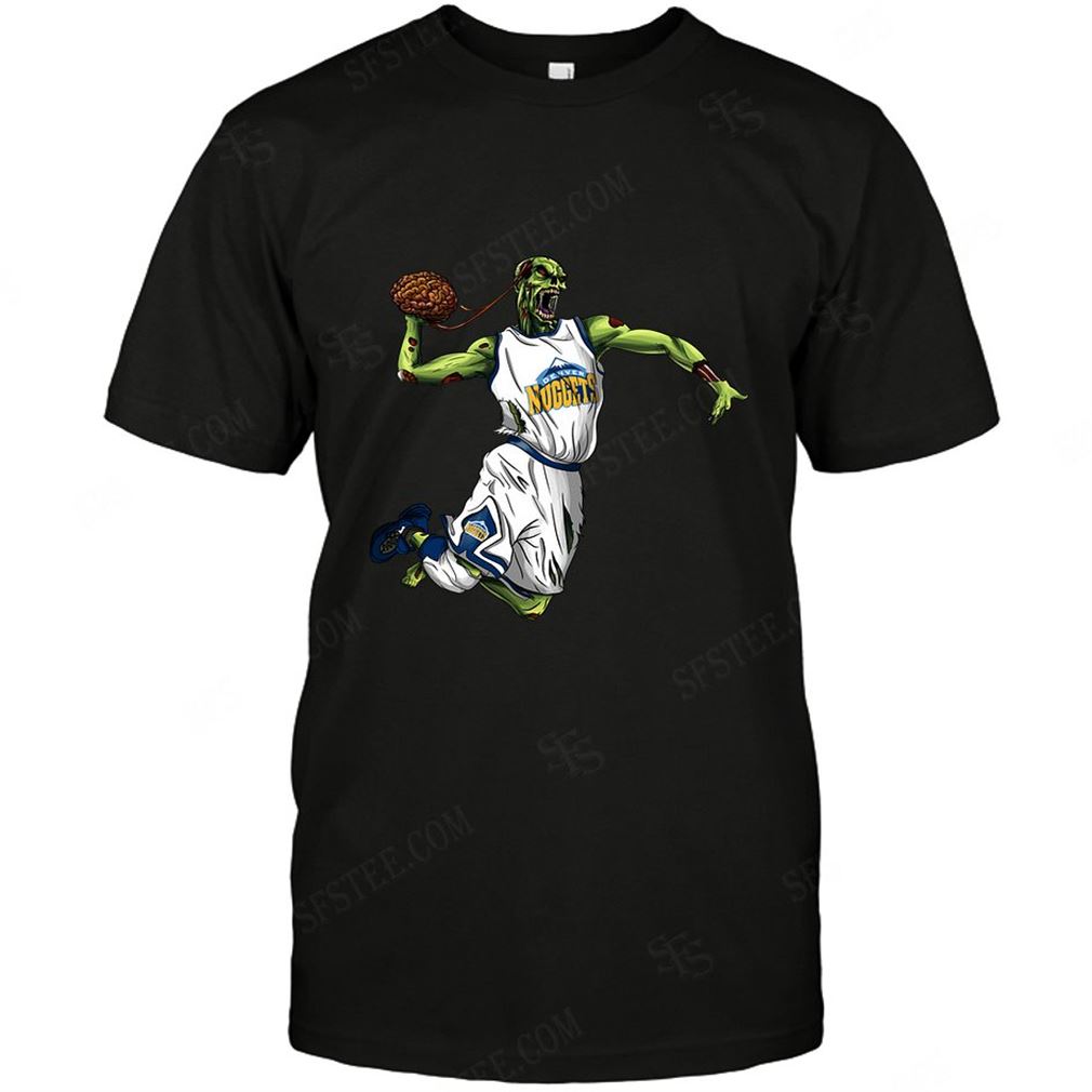 Nba Denver Nuggets Zombie Walking Dead Play Football T Shirt Hoodie Tank Top Size Up To 5xl