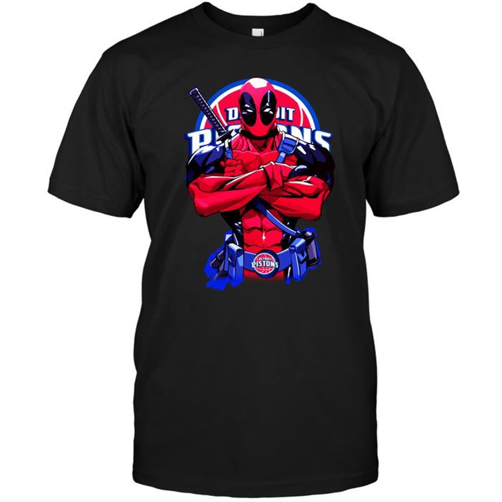 Nba Detroit Pistons Giants Deadpool Detroit Pistons Shirt Hoodie Vneck Size Up To 5xl