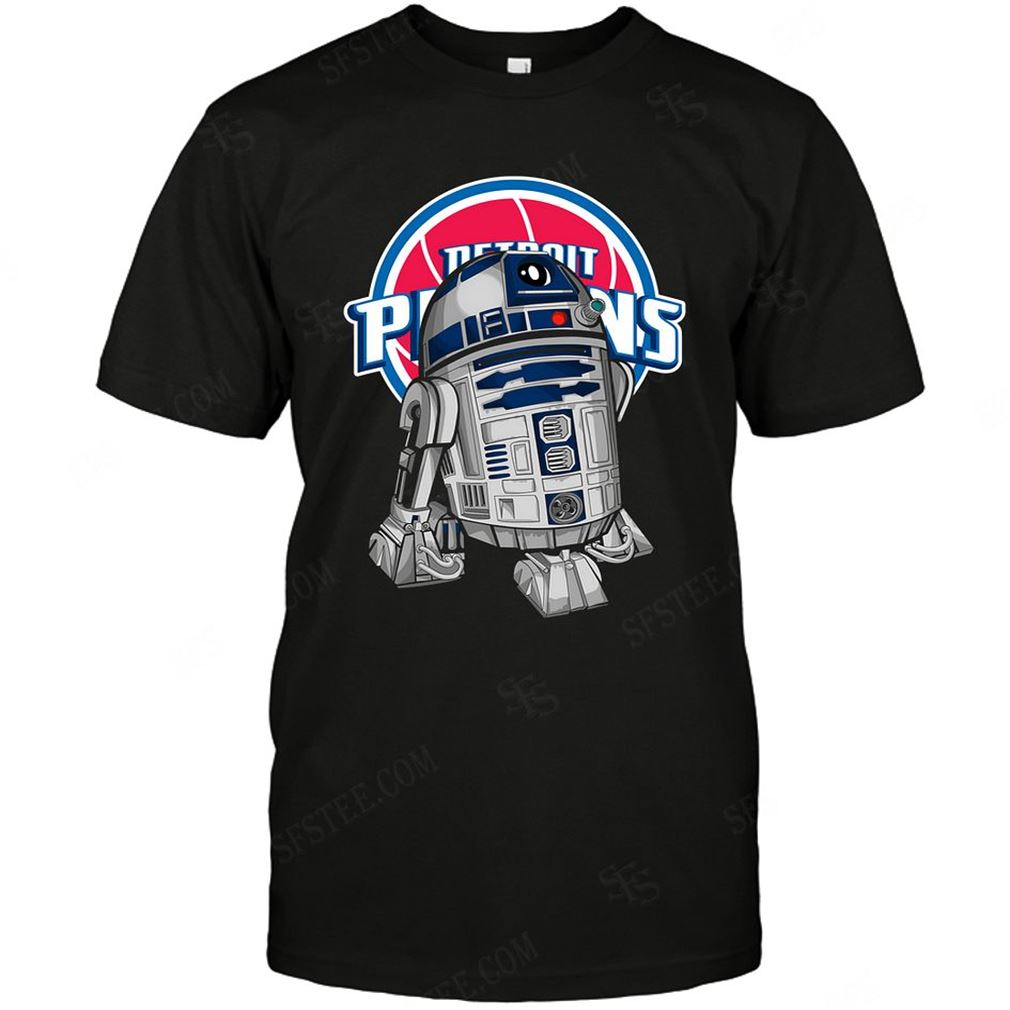 Nba Detroit Pistons R2d2 Star Wars Shirts Hoodie Vneck Size Up To 5xl