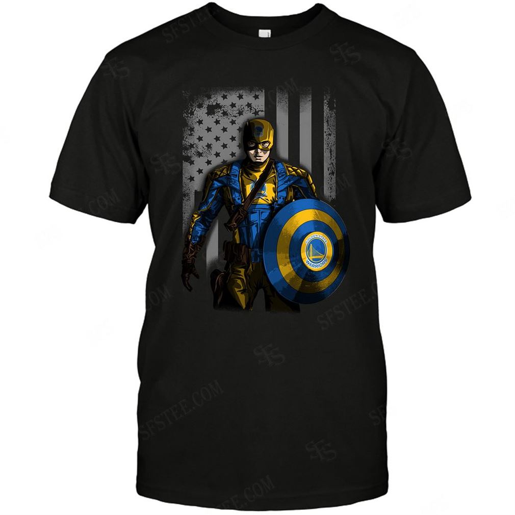 Nba Golden State Warriors Captain Flag Dc Marvel Jersey Superhero Avenger Shirts Hoodie Tank Top Size Up To 5xl