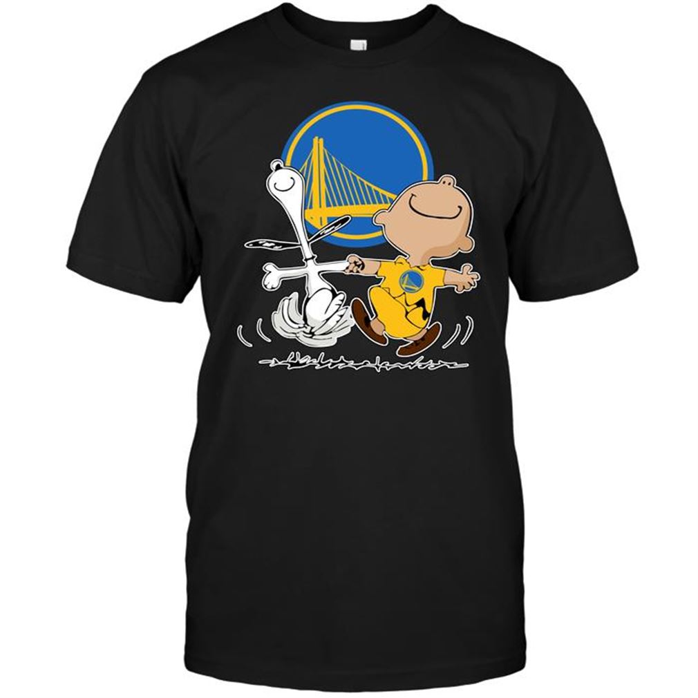 Nba Golden State Warriors Charlie Brown Snoopy Golden State Warriors Tshirt Hoodie Tank Top Size Up To 5xl