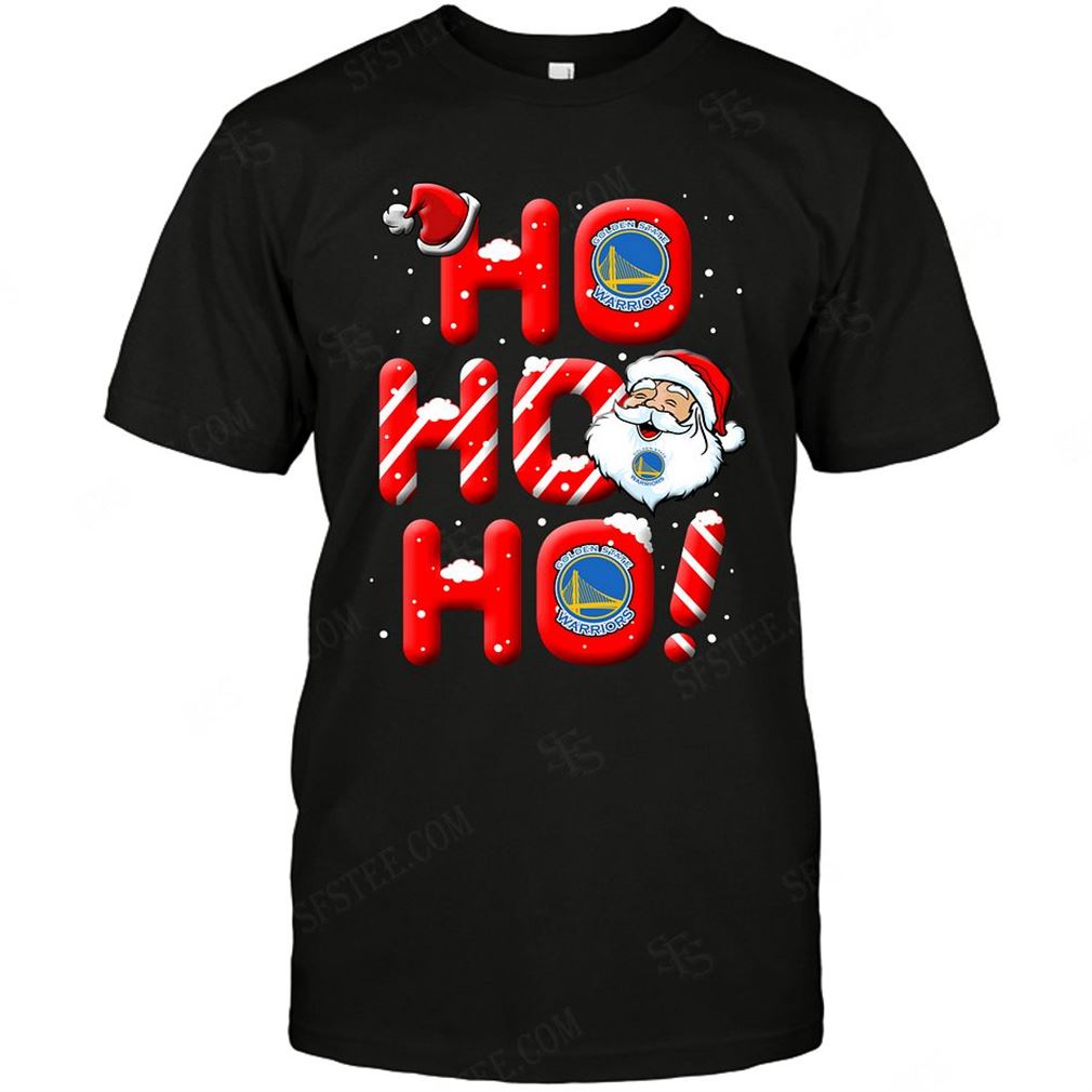 Nba Golden State Warriors Noel Christmas Ho Ho Ho Tshirt Hoodie Tank Top Size Up To 5xl