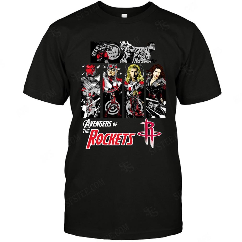 Nba Houston Rockets Avengers Dc Marvel Jersey Superhero Avenger Shirt Hoodie V-neck Size Up To 5xl