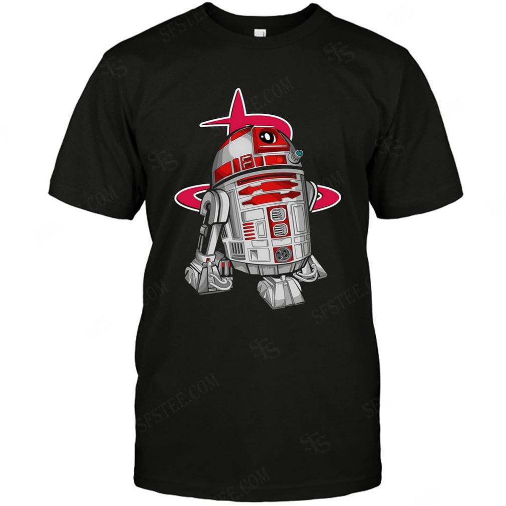 Nba Houston Rockets R2d2 Star Wars Tshirt Hoodie V-neck Size Up To 5xl