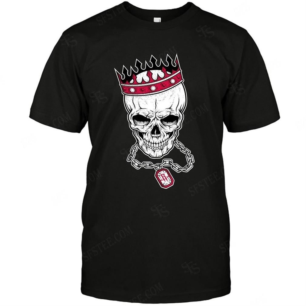 Nba Houston Rockets Skull Rock With Crown Tshirt Hoodie V-neck Size Up To 5xl