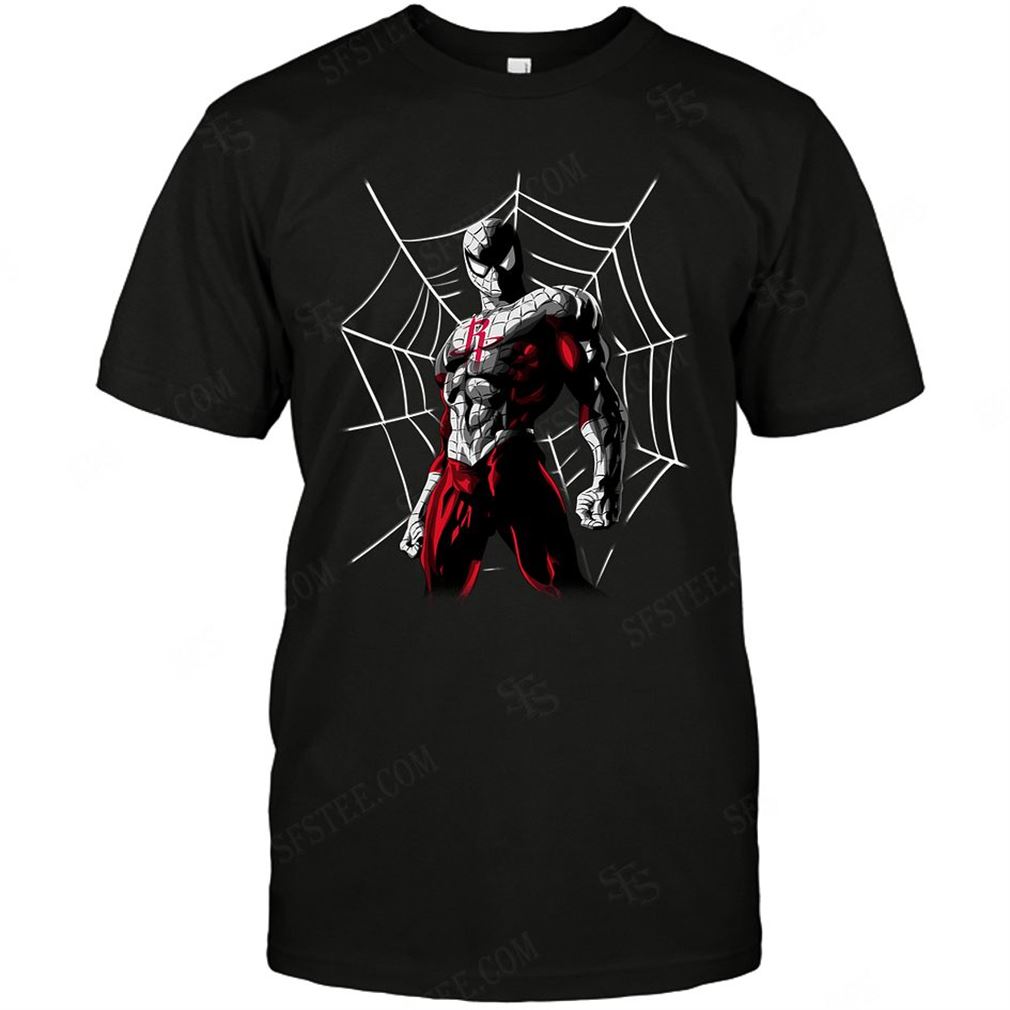 Nba Houston Rockets Spider Man Dc Marvel Jersey Superhero Avenger T Shirts Hoodie V-neck Size Up To 5xl