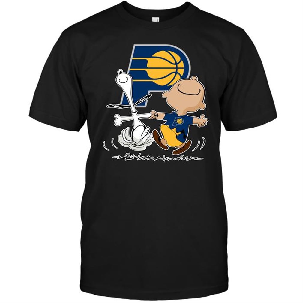 Nba Indiana Pacers Charlie Brown Snoopy Indiana Pacers Shirt Hoodie Vneck Size Up To 5xl