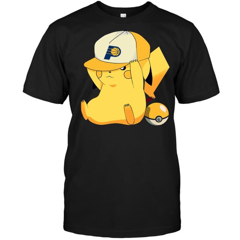 Nba Indiana Pacers Pikachu Pokemon Tee Hoodie Vneck Size Up To 5xl