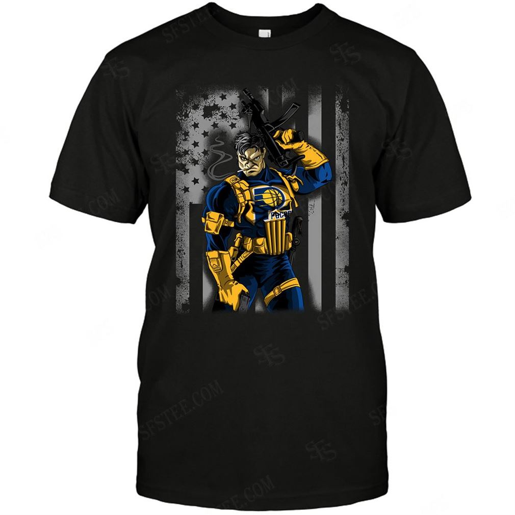 Nba Indiana Pacers Punisher Flag Dc Marvel Jersey Superhero Avenger T Shirt Hoodie Vneck Size Up To 5xl