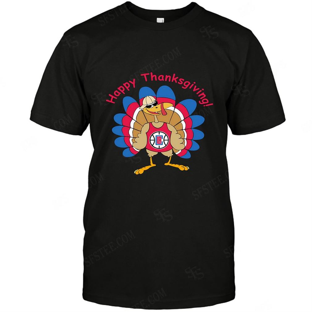 Nba Los Angeles Clippers Happy Thanksgiving Shirt Up To 5xl